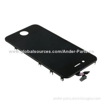 LCD Digitizer Glass Assembly for iPhone 4, GSM and CDMA available, LCD Preattached